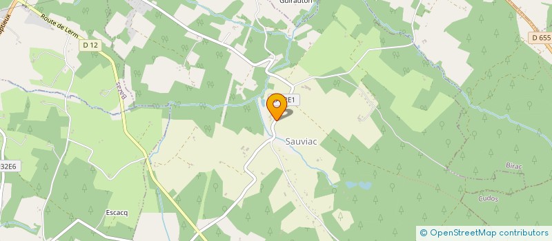 localisation de l'entreprise MONSIEUR JACQUES GRELAUD  BIRAC