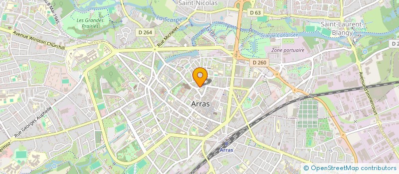 localisation de l'entreprise MONSIEUR JACQUES GRESSIER à ARRAS