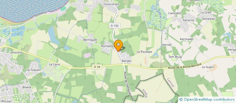 localisation de l'entreprise MONSIEUR JACQUES GRIAUD à PENESTIN