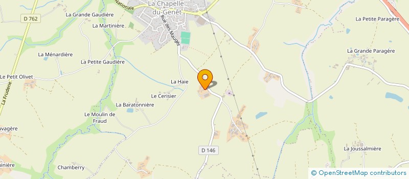 localisation de l'entreprise MONSIEUR JACQUES GRIFFON  BEAUPREAU-EN-MAUGES