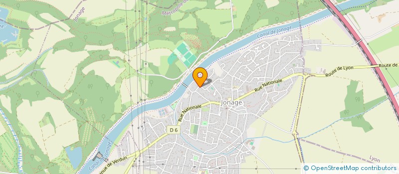 localisation de l'entreprise MONSIEUR JACQUES GRIMOUD  JONAGE