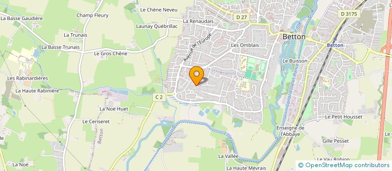 localisation de l'entreprise MONSIEUR JACQUES GROLIER  BETTON