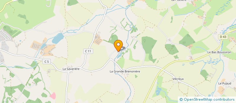 localisation de l'entreprise MONSIEUR JACQUES GROLLEAU  SEVREMONT