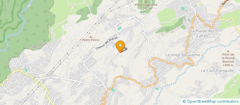 localisation de l'entreprise MONSIEUR JACQUES GRONDIN  LE TAMPON