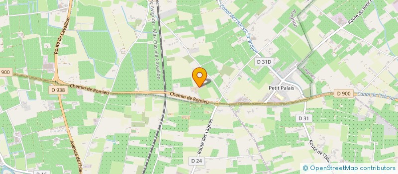 localisation de l'entreprise MONSIEUR JACQUES GROS  PERNES-LES-FONTAINES