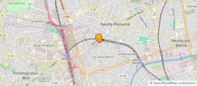 localisation de l'entreprise MONSIEUR JACQUES GROSBOIS à NEUILLY-PLAISANCE