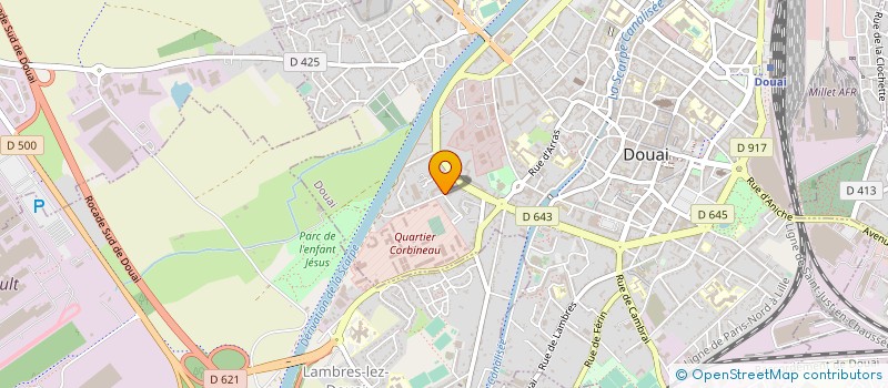 localisation de l'entreprise MONSIEUR JACQUES GRZIBEK à DOUAI