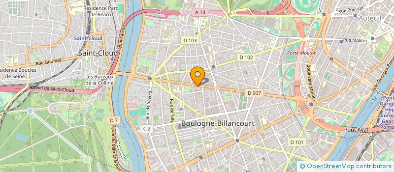 localisation de l'entreprise MONSIEUR JACQUES GUBER à BOULOGNE-BILLANCOURT