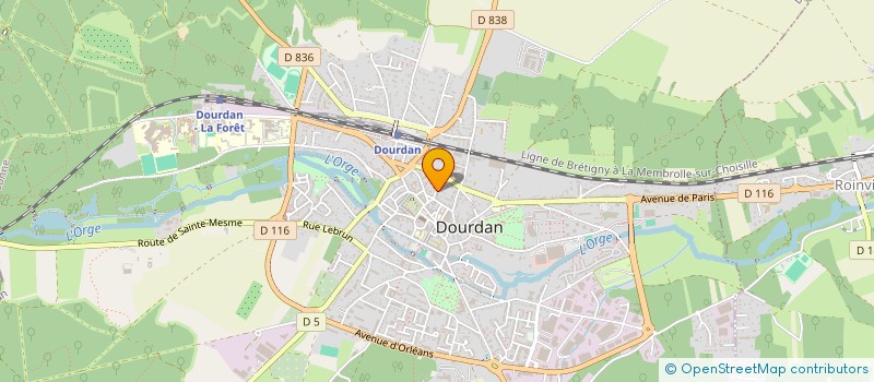 localisation de l'entreprise MONSIEUR JACQUES GUERIN à DOURDAN