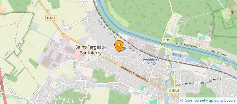 localisation de l'entreprise MONSIEUR JACQUES GUERIN  SAINT FARGEAU PONTHIERRY