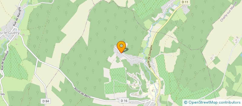 localisation de l'entreprise MONSIEUR JACQUES GUERIN  VILLIERS SAINT DENIS