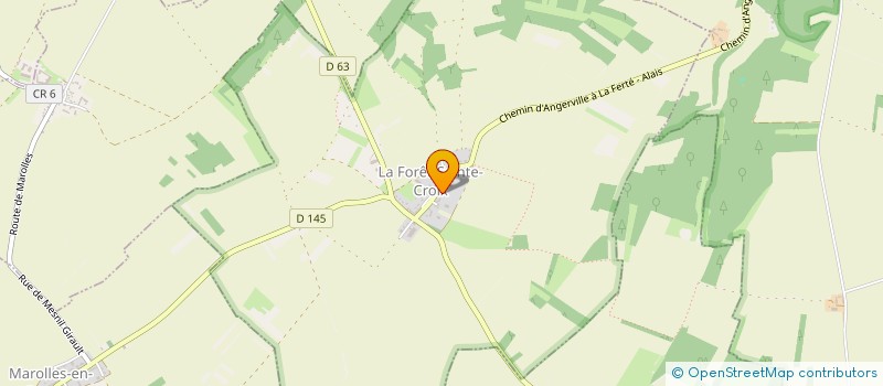 localisation de l'entreprise MONSIEUR JACQUES GUEROULT à LA FORET-SAINTE-CROIX