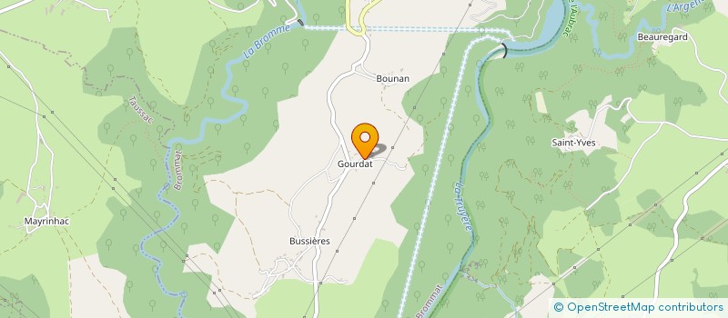 localisation de l'entreprise MONSIEUR JACQUES GUIBAL  BROMMAT