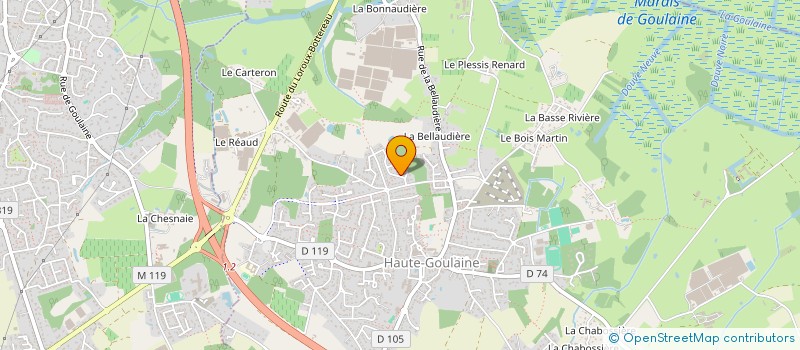 localisation de l'entreprise MONSIEUR JACQUES GUIHARD à HAUTE-GOULAINE