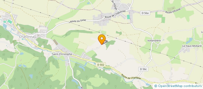 localisation de l'entreprise MONSIEUR JACQUES GUILLARD  CHATONNAY