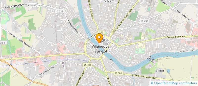 localisation de l'entreprise MONSIEUR JACQUES GUILLAUME  VILLENEUVE-SUR-LOT