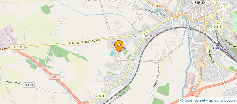 localisation de l'entreprise MONSIEUR JACQUES GUILLEMINE  SAINT-DESIR