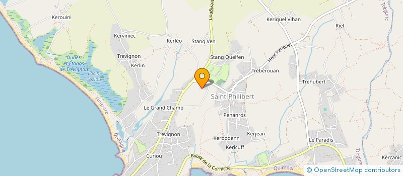 localisation de l'entreprise MONSIEUR JACQUES GUILLERM à TREGUNC