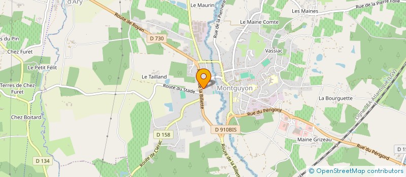 localisation de l'entreprise MONSIEUR JACQUES GUILLON  SAINT-MARTIN-D ARY