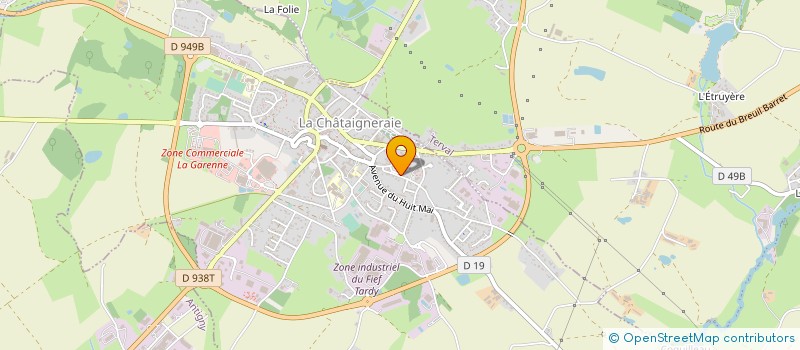 localisation de l'entreprise MONSIEUR JACQUES GUILLOTON à SAINT-PIERRE-DU-CHEMIN