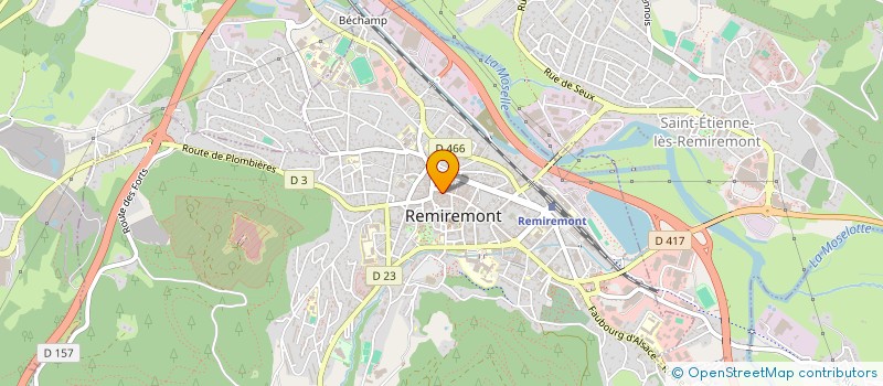 localisation de l'entreprise MONSIEUR JACQUES GUIMBERT  REMIREMONT