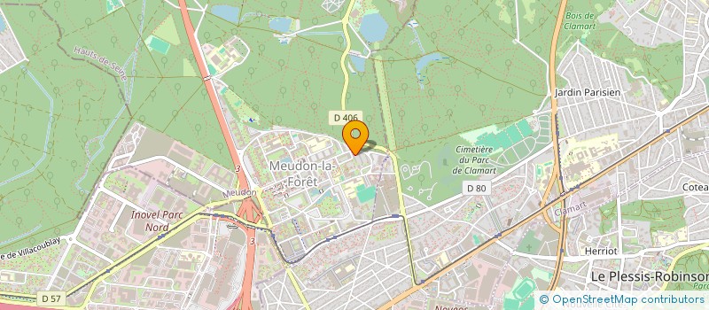 localisation de l'entreprise MONSIEUR JACQUES GUINEE  MEUDON