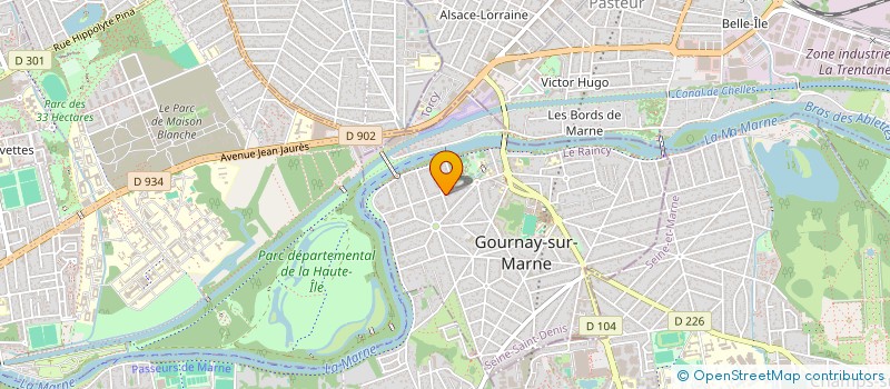 localisation de l'entreprise MONSIEUR JACQUES GUIOCHET à GOURNAY SUR MARNE