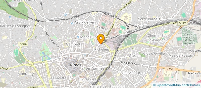 localisation de l'entreprise MONSIEUR JACQUES GUIONET à NIMES