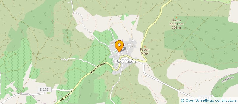 localisation de l'entreprise MONSIEUR JACQUES GUIZARD  PUECHABON