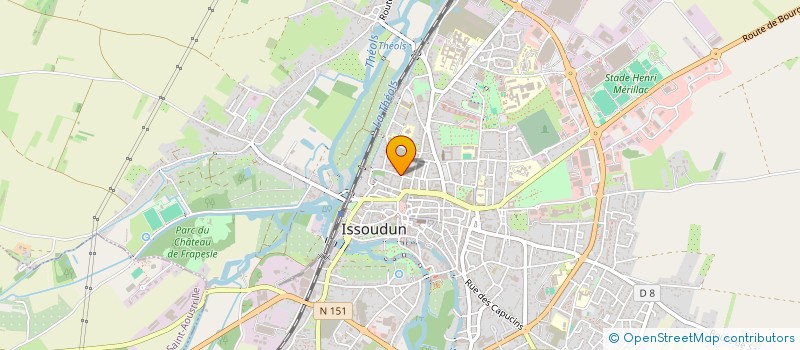localisation de l'entreprise MONSIEUR JACQUES GUYARD à ISSOUDUN