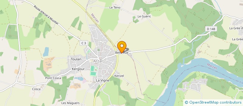 localisation de l'entreprise MONSIEUR JACQUES GUYOT  ARZAL