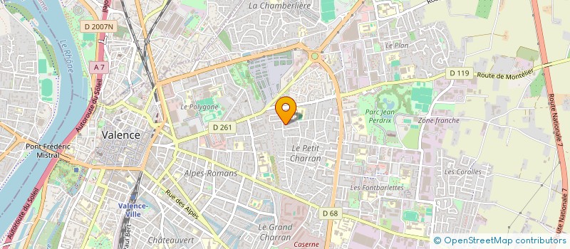 localisation de l'entreprise MONSIEUR JACQUES HAKKOUM à VALENCE