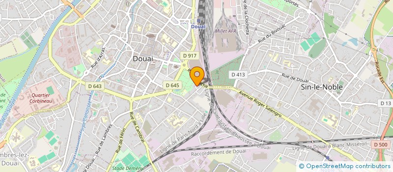 localisation de l'entreprise MONSIEUR JACQUES HALLERS  DOUAI