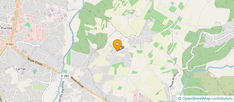 localisation de l'entreprise MONSIEUR JACQUES HAON  MEJANNES-LES-ALES