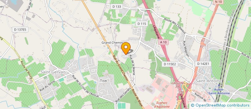 localisation de l'entreprise MONSIEUR JACQUES HART  VIRSAC