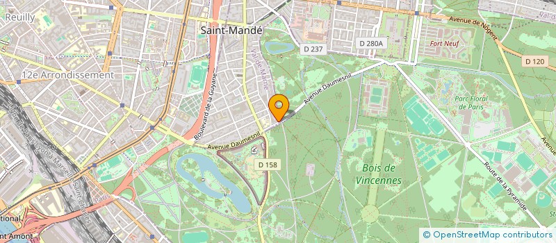 localisation de l'entreprise MONSIEUR JACQUES HATTAIS à SAINT-MANDE