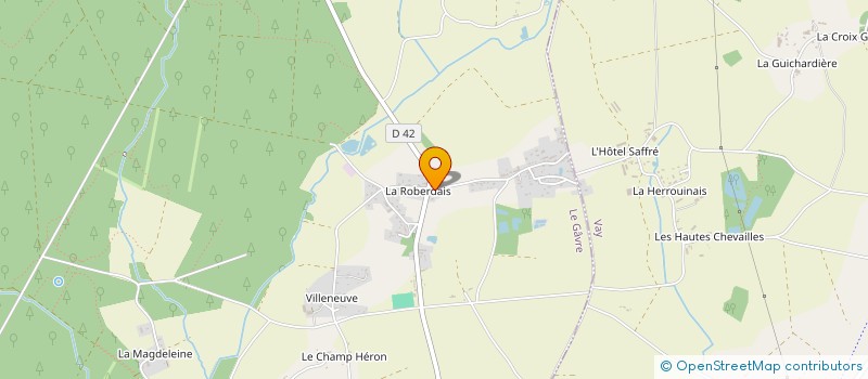 localisation de l'entreprise MONSIEUR JACQUES HAURAY  LE GAVRE