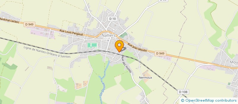 localisation de l'entreprise MONSIEUR JACQUES HAURET  NALLIERS