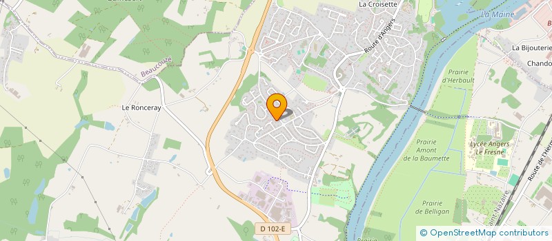 localisation de l'entreprise MONSIEUR JACQUES HAUREZ  BOUCHEMAINE