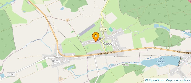 localisation de l'entreprise MONSIEUR JACQUES HAY  CAPPEL