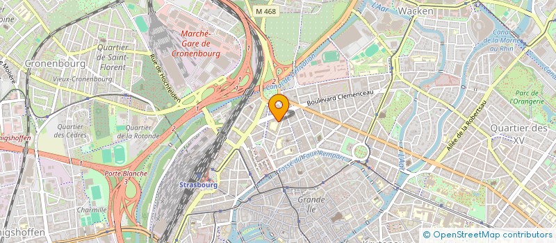 localisation de l'entreprise MONSIEUR JACQUES HAZAN  STRASBOURG