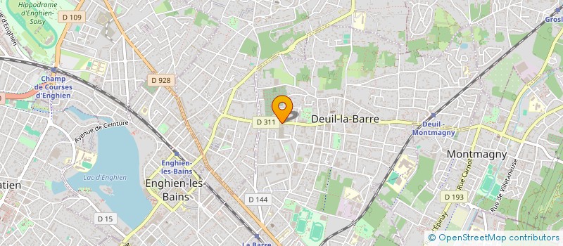 localisation de l'entreprise MONSIEUR JACQUES HAZIZA  DEUIL-LA-BARRE