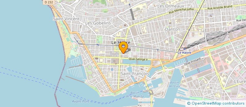 localisation de l'entreprise MONSIEUR JACQUES HEBERT à LE HAVRE