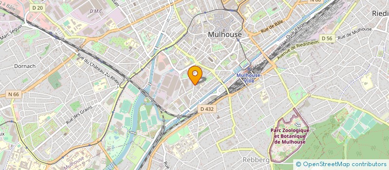 localisation de l'entreprise MONSIEUR JACQUES HEBINGER à MULHOUSE