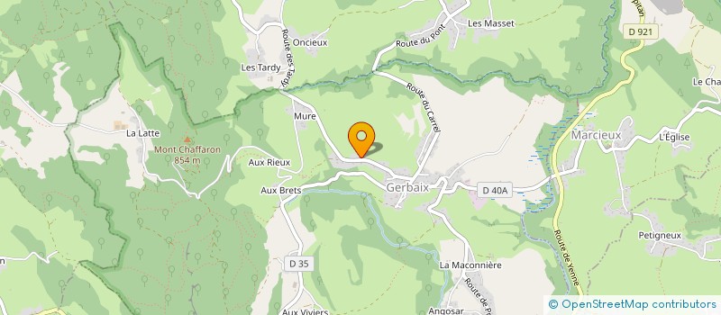 localisation de l'entreprise MONSIEUR JACQUES HEILLETTE  GERBAIX