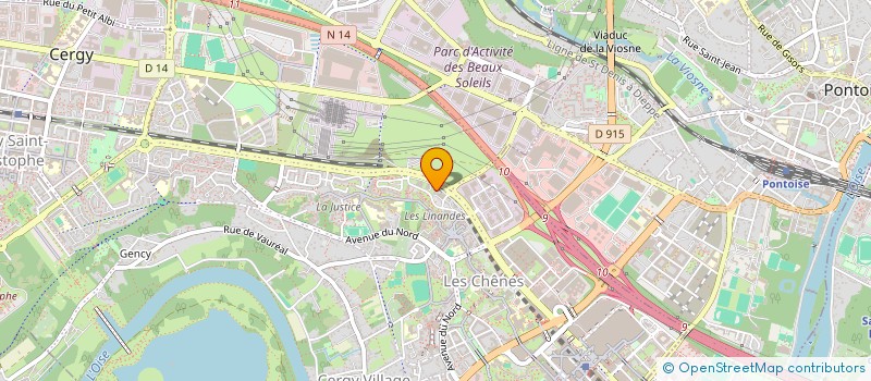 localisation de l'entreprise MONSIEUR JACQUES HELIAS  CERGY