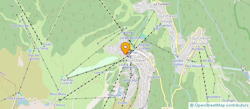 localisation de l'entreprise MONSIEUR JACQUES HELM à COURCHEVEL