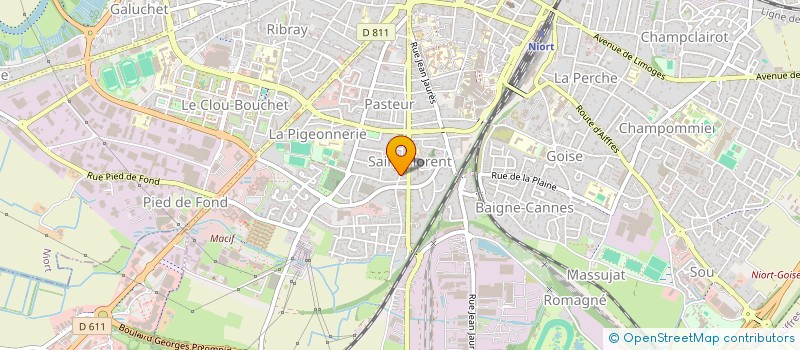 localisation de l'entreprise MONSIEUR JACQUES HEMERET à NIORT