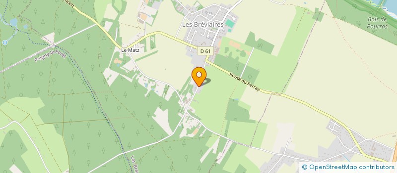 localisation de l'entreprise MONSIEUR JACQUES HENRI FALCON  BREVIAIRES (LES)