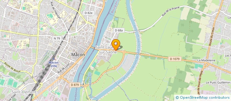 localisation de l'entreprise MONSIEUR JACQUES-HENRI GUILLOU à MACON